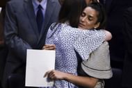 Aly Raisman at the testimony of Larry Nassar Investigation